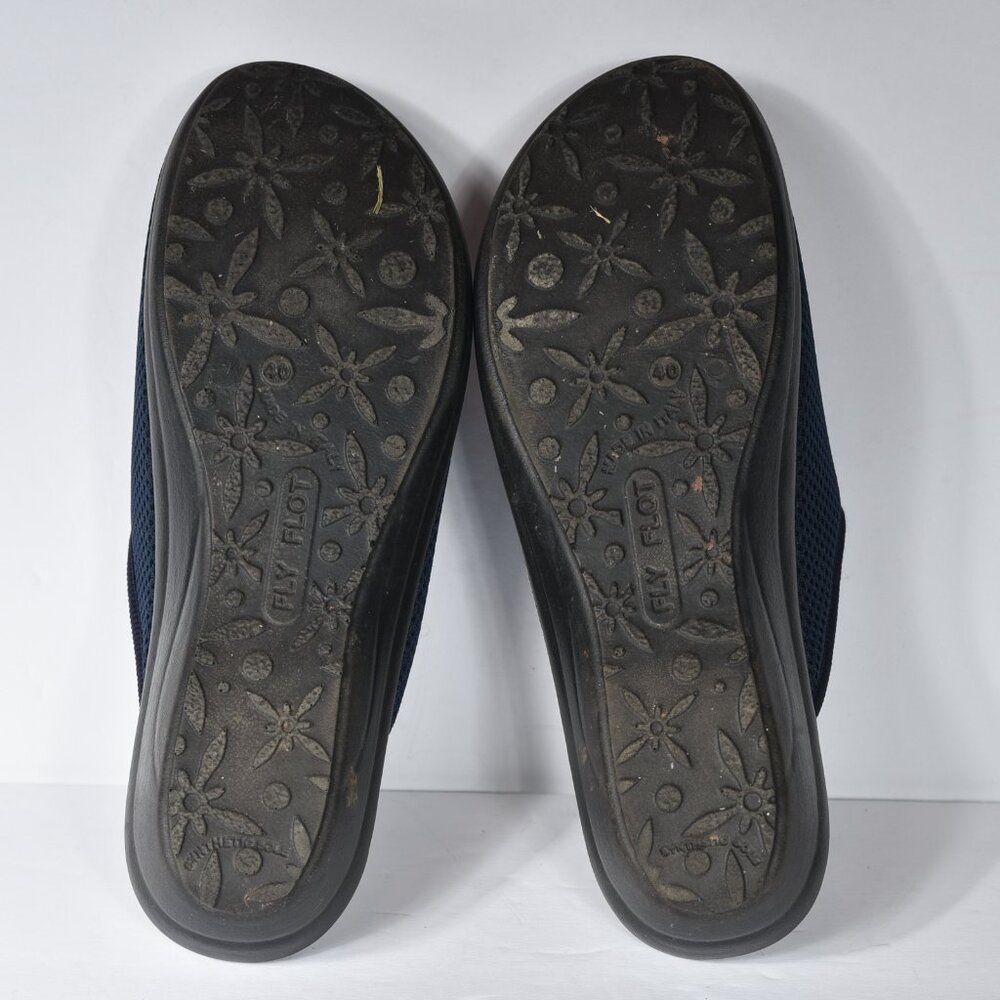 Fly Flot Women's Cloth Slip On Mules size 40 - Picture 3 of 6